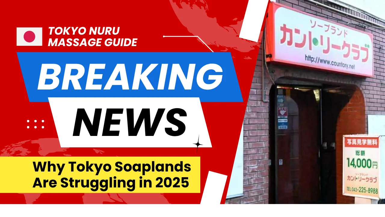 Why Tokyo Soaplands Are Struggling in 2025 – Choose Nuru Massage Parlor Instead Tokyo Nuru Massage Guide